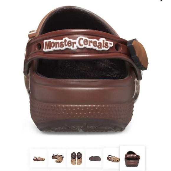 NEW NWT CROCS COUNT CHOCULA CLASSIC CLOG SHOES GENERAL MILLS CEREALS MONSTER‎ - Picture 6 of 6